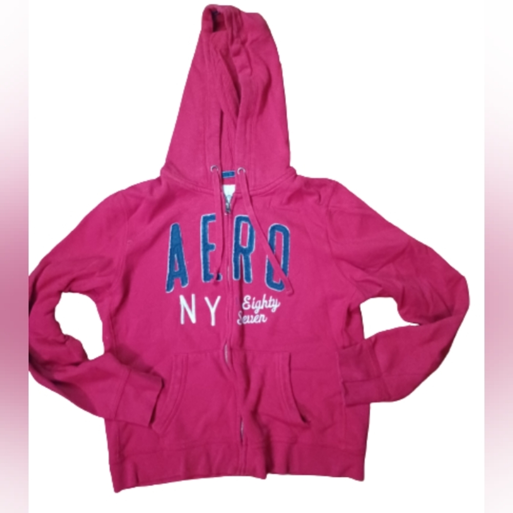 Full zip hooded sweatshirt